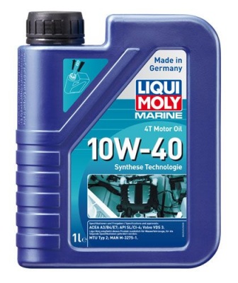 Синтетическое моторное масло LIQUI MOLY HC Marine 4T Motor Oil 10W-40 (1 л)