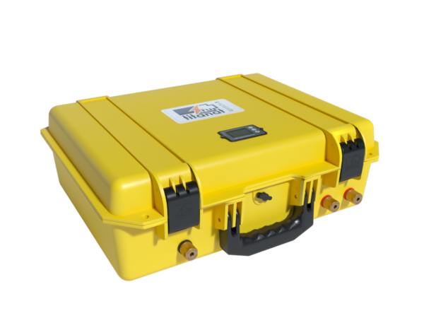 Батарея аккумуляторная Titanat (LiFePo4) 104 Ah, 24V, 2 канала, желтый кейс