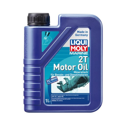 Минеральное моторное масло для водной техники Liqui Moly Marine 2T Motor Oil (1 л)