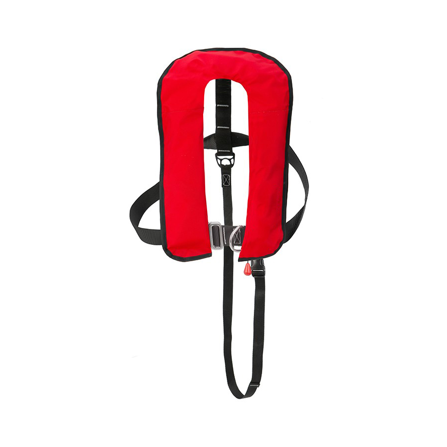 Жилет спасательный надувной, полуавтоматический Life Jacket (красный) (БЕЗ БАЛЛОНА CO2)