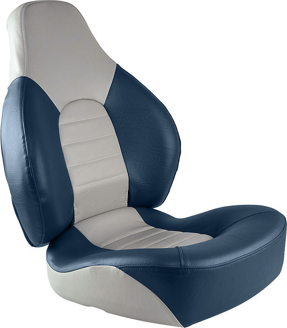 Кресло складное мягкое Springfield FISH PRO, цвет серый/синий