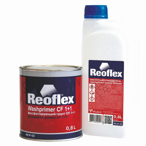 Отвердитель Reoflex для грунта wash primer (0,8л) кислотный