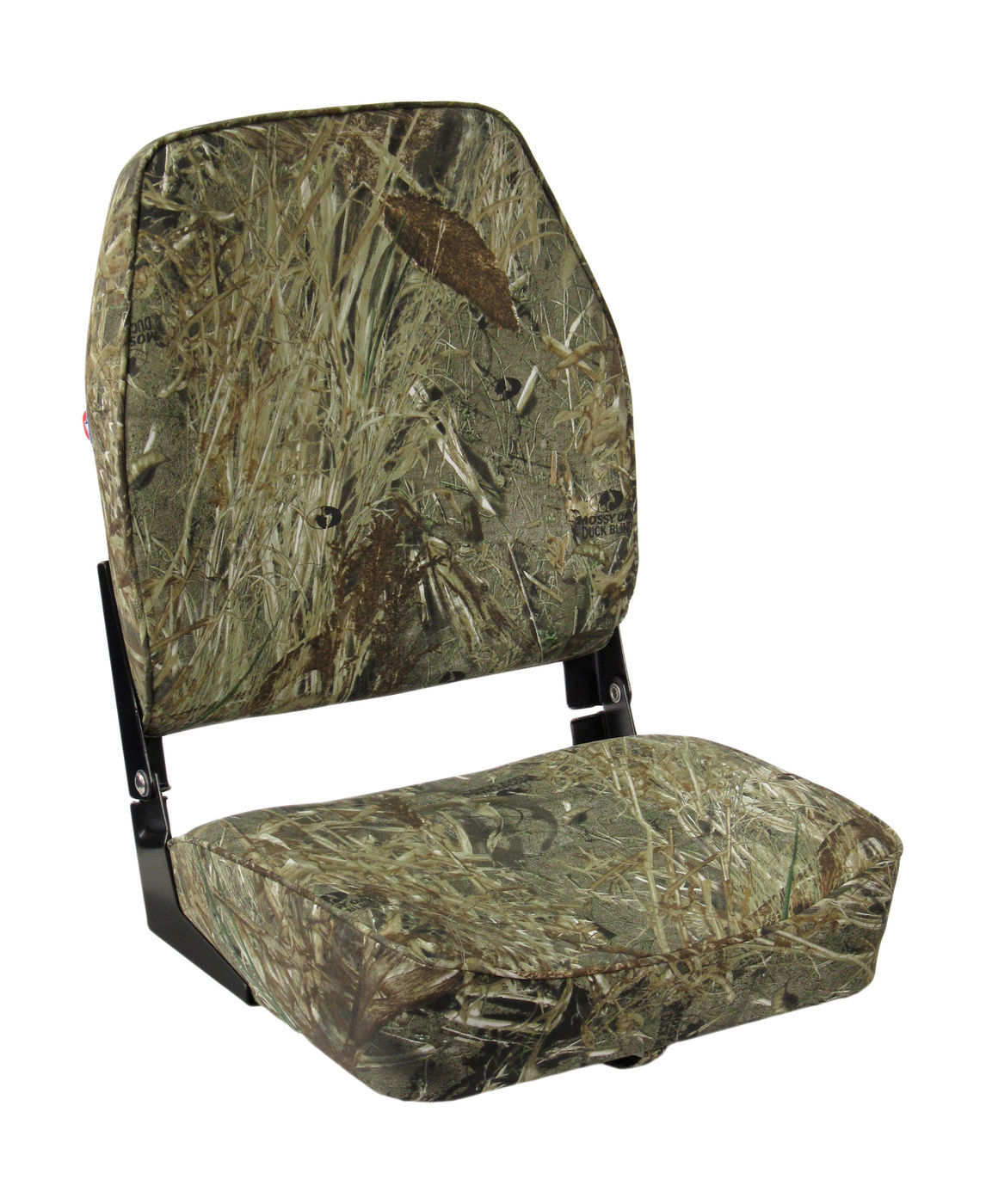 Кресло складное мягкое Springfield ECONOMY с высокой спинкой, обивка камуфляжная ткань