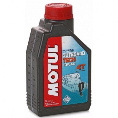Полусинтетическое моторное масло для лодок Motul Outboard Tech 4T 10W-40 (5 л)