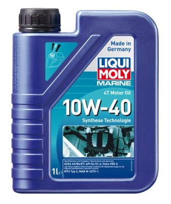 Синтетическое моторное масло LIQUI MOLY HC Marine 4T Motor Oil 10W-40 (5 л)