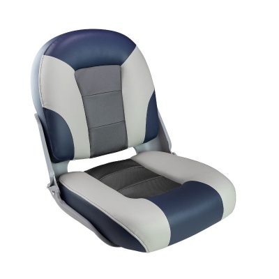Кресло Springfield SKIPPER PREMIUM с высокой спинкой, синий/серый/темно-серый