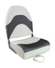 Кресло складное мягкое Springfield PREMIUM WAVE, цвет белый/черный
