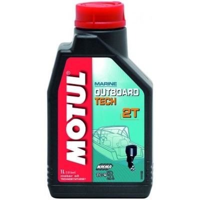 Синтетическое моторное масло для водной техники Motul Outboard Tech 2T (5 л)