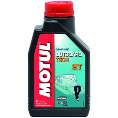 Синтетическое моторное масло для водной техники Motul Outboard Tech 2T (1 л)