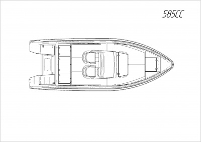 Лодка TUNA 585 CC