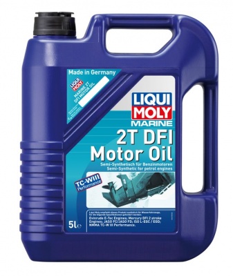 Полусинтетическое моторное масло для водной техники Liqui Moly Marine 2T DFI Motor Oil
