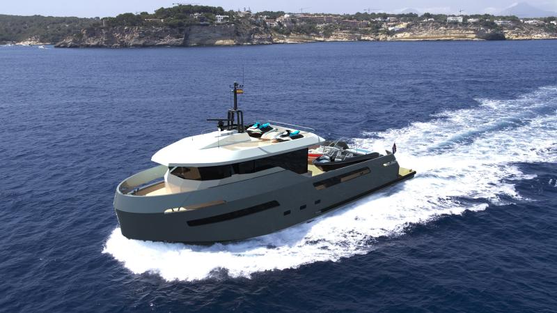 В Северном море прошло тестирование первой яхты серии Crossover от голландской верфи Lynx Yachts